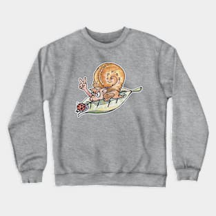 Imposter... Squirrel Snail Crewneck Sweatshirt